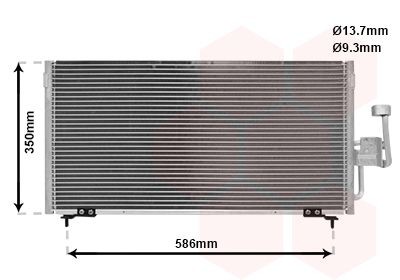 VAN WEZEL Air conditioning condenser Article number: 32005106 cheaply