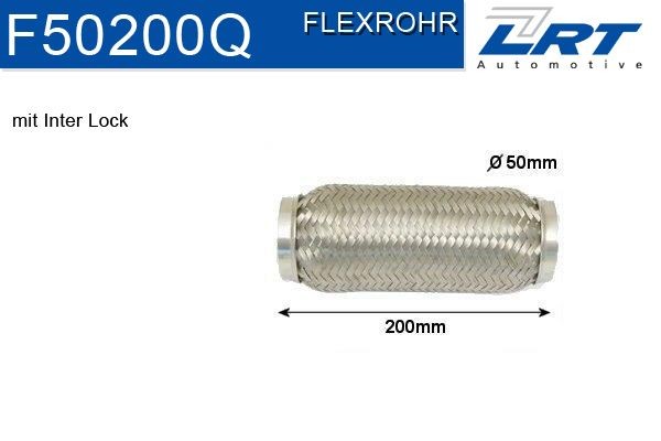 LRT Exhaust flex pipe Article number: F50200Q cheaply