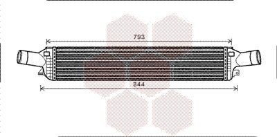 VAN WEZEL Intercooler Article number: 03004319 cheaply