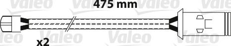 VALEO Slidindikator, bremsebelægning Varenummer: 882333 billige
