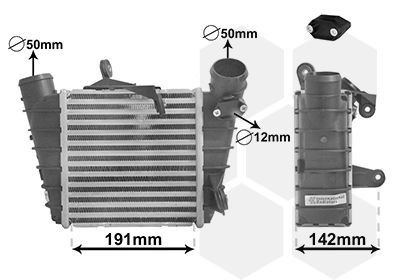 VAN WEZEL Intercooler Article number: 58004213 cheaply