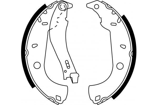 MAPCO Brake Shoe Set Article number: 8139 cheaply