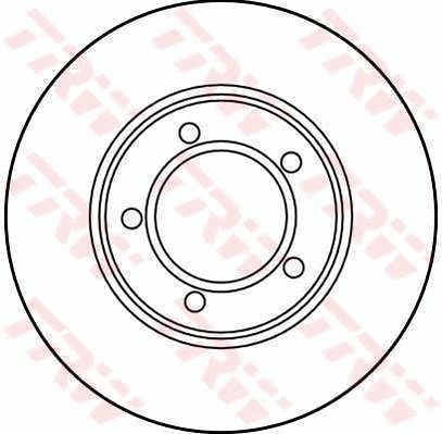 TRW Brake disc Article number: DF1916 cheaply