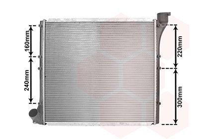VAN WEZEL Engine radiator Article number: 58002054 cheaply