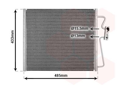 VAN WEZEL Air conditioning condenser Article number: 06005185 cheaply