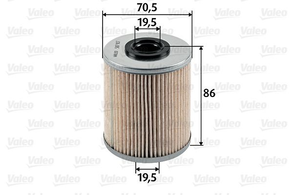 VALEO Kütusefilter Artikli number: 587917 soodsalt