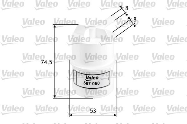VALEO Fuel filter Article number: 587050 cheaply
