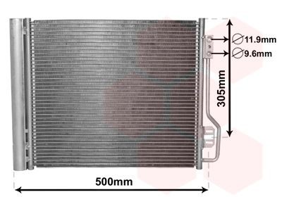 VAN WEZEL Air conditioning condenser Article number: 29005013 cheaply