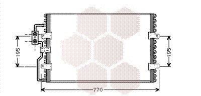 VAN WEZEL Air conditioning condenser Article number: 09005093 cheaply