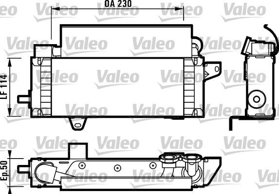 VALEO Oliekøler, motorolie Varenummer: 817001 billige