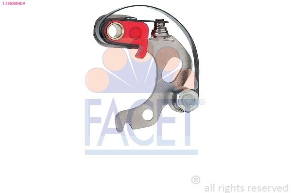 FACET 1.3691/3 Contact Breaker, distributor SAMBA 1.1 (51A611, 51A702) 50 PS Petrol 1987