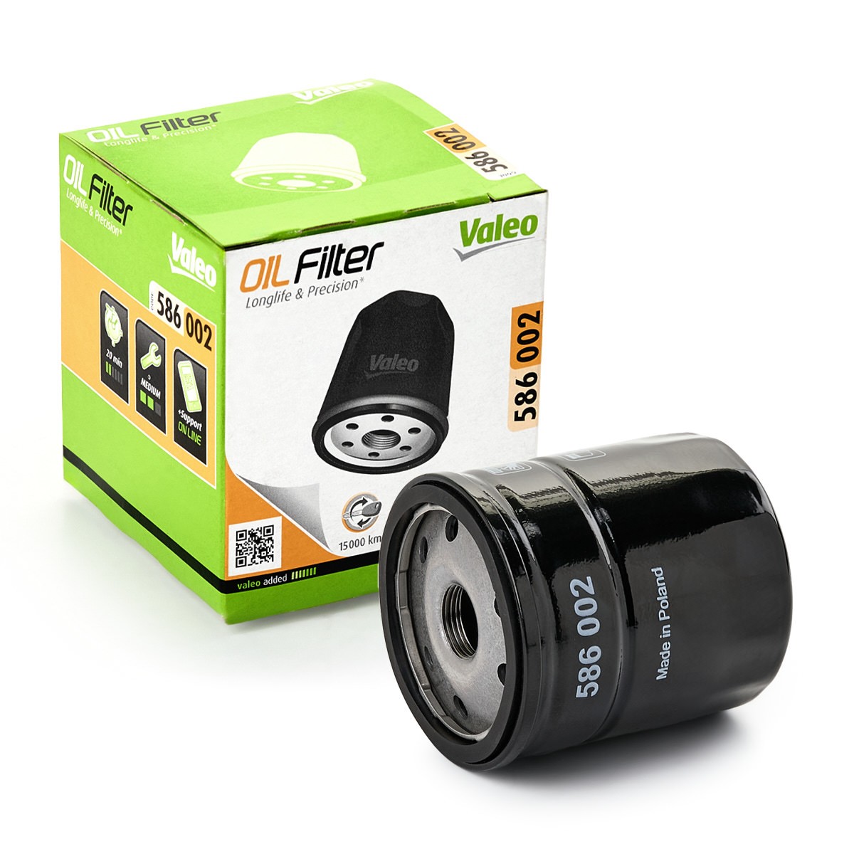 VALEO Oil filter Article number: 586002 cheaply