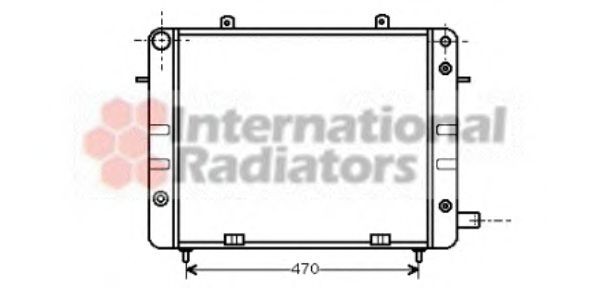 VAN WEZEL Radiaator, mootorijahutus Artikli number: 37002072 soodsalt