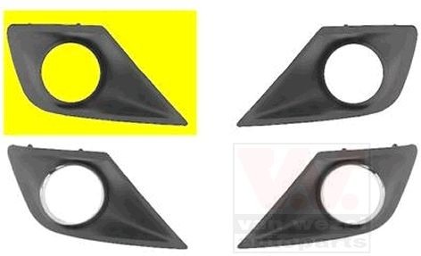 VAN WEZEL Bumper grill Article number: 4033594 cheaply