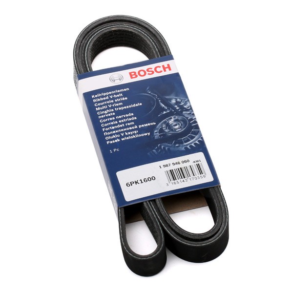 BOSCH Serpentine belt Article number: 1 987 946 060 cheaply