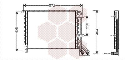 VAN WEZEL Air conditioning condenser Article number: 73005063 cheaply