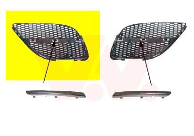 VAN WEZEL Radiator Grille Article number: 3323512 cheaply