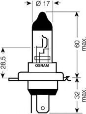 OSRAM Pære, fjernlys Varenummer: 64193NBU-02B billige