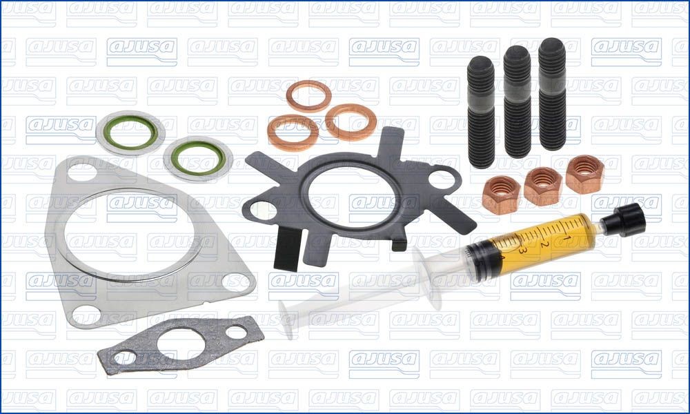 AJUSA JTC11432 Mounting Kit, charger SCUDO 2.0 JTD 16V 109 PS Diesel 2006