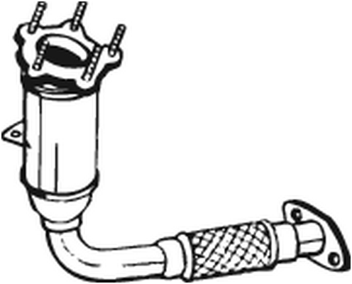 BOSAL Front Silencer Article number: 171-271 cheaply
