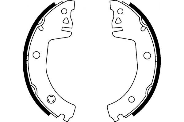 MAPCO Brake Shoe Set Article number: 8913 cheaply