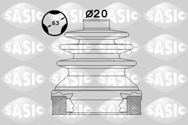 SASIC Bellow Set, drive shaft Article number: 1900003 cheaply