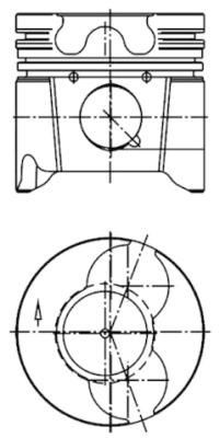 KOLBENSCHMIDT Piston Article number: 99879620 cheaply