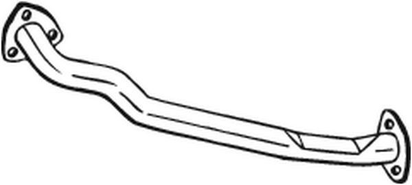 BOSAL Exhaust Pipe Article number: 740-391 cheaply