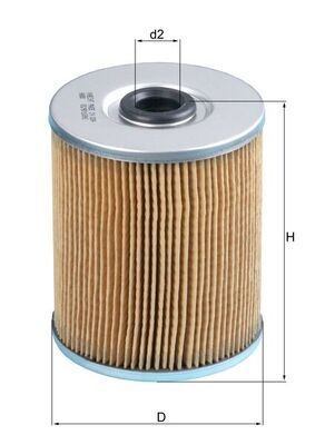 MAHLE ORIGINAL Filter, arbejdshydraulik Varenummer: HX 80 billige