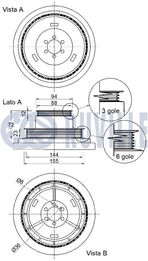 RUVILLE Tappet Article number: 265707 cheaply