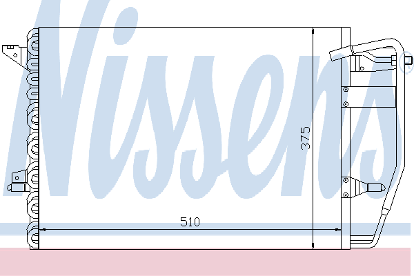 NISSENS Air conditioning condenser Article number: 94211 cheaply