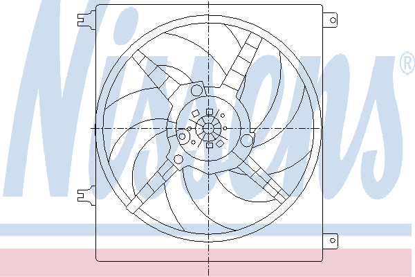 NISSENS Køleventilator Varenummer: 85025 billige