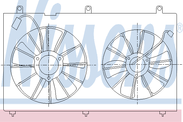 NISSENS Fan, radiator Article number: 85270 cheaply