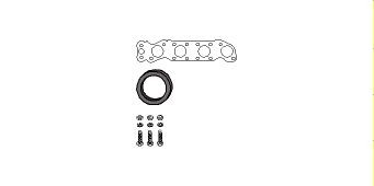 HJS Mounting Kit, catalytic converter Article number: 82 47 8821 cheaply
