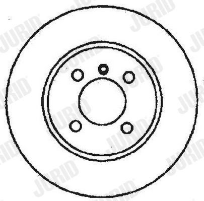 JURID Brake disc Article number: 561308J cheaply