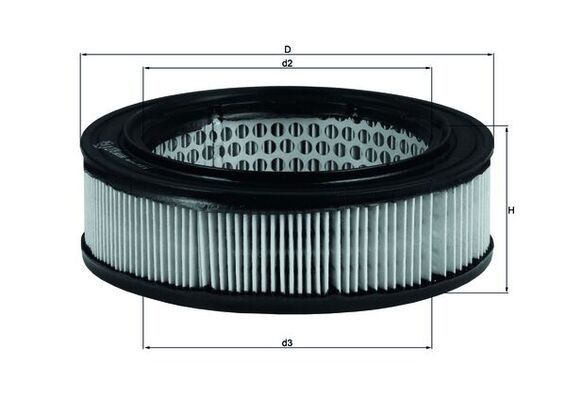 KNECHT Air filter Article number: LX 278 cheaply