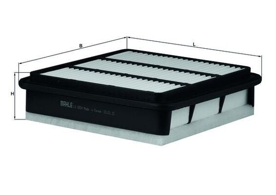 KNECHT Air filter Article number: LX 2834 cheaply