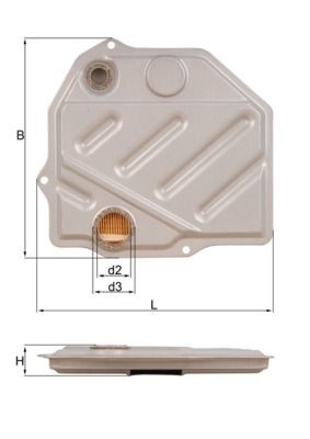 KNECHT Fuel filter Article number: KL 598 cheaply