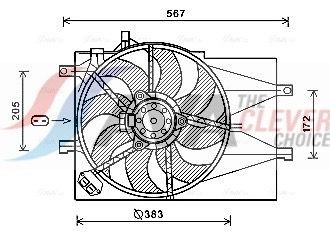 AVA COOLING SYSTEMS Kondensaator, kliimaseade Artikli number: CR5123 soodsalt