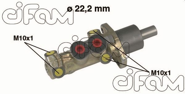 CIFAM Brake master cylinder Article number: 202-198 cheaply