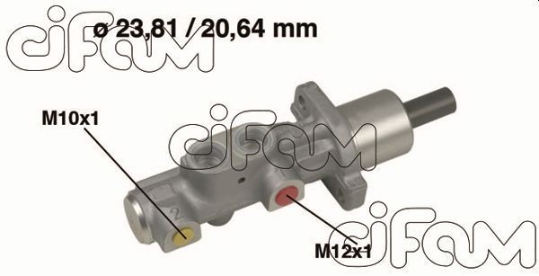 CIFAM Peapiduri silinder Artikli number: 202-576 soodsalt
