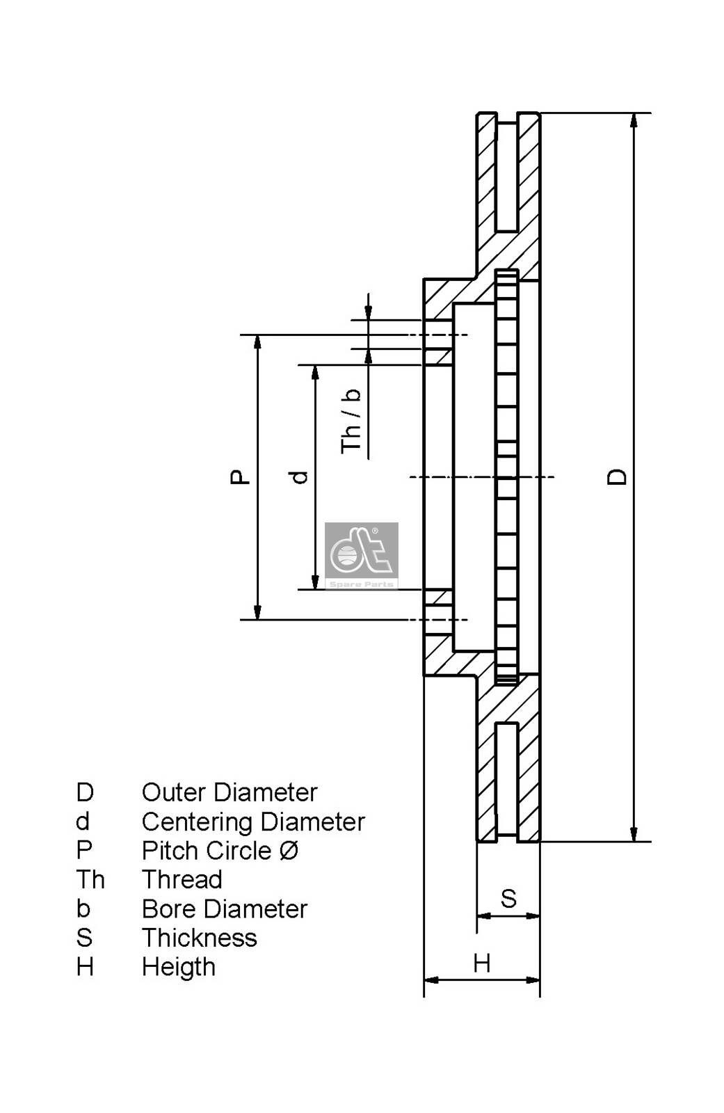 DT Spare Parts Big End Bearings Article number: 4.90674 cheaply