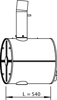 DINEX Middle silencer Article number: 21392 cheaply