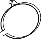 DINEX Klemstykke, udstødningssystem Varenummer: 49839 billige