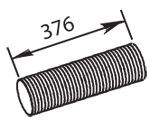 DINEX Corrugated Pipe, exhaust system Article number: 64248 cheaply