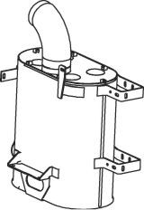 DINEX Middle silencer Article number: 64355 cheaply
