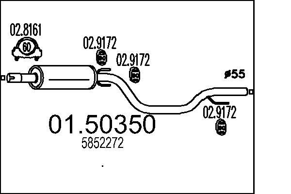 MTS Kesksummuti Artikli number: 01.50350 soodsalt
