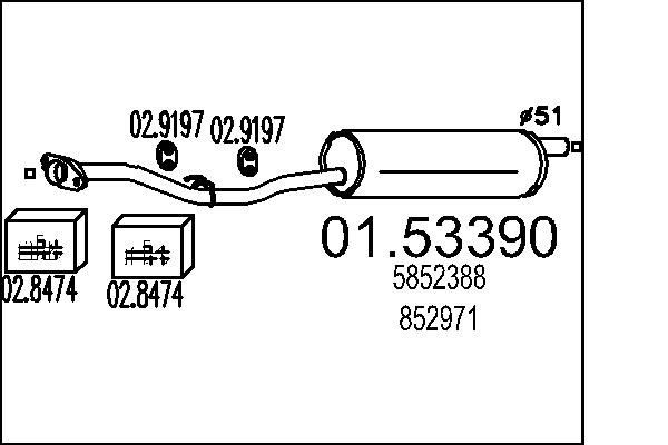 MTS Kesksummuti Artikli number: 01.53390 soodsalt