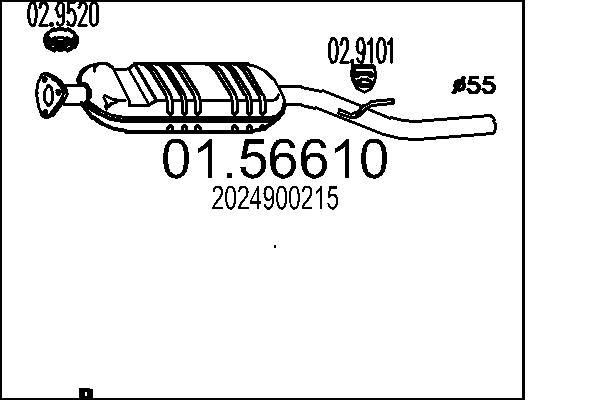 MTS Kesksummuti Artikli number: 01.56610 soodsalt