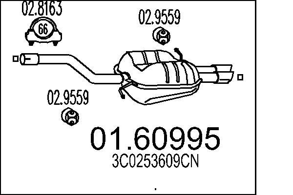 MTS Lõppsummuti Artikli number: 01.60995 soodsalt